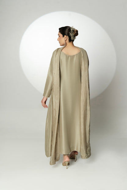 VEYRA premium silk womenswear ensemble by Noura Studio
