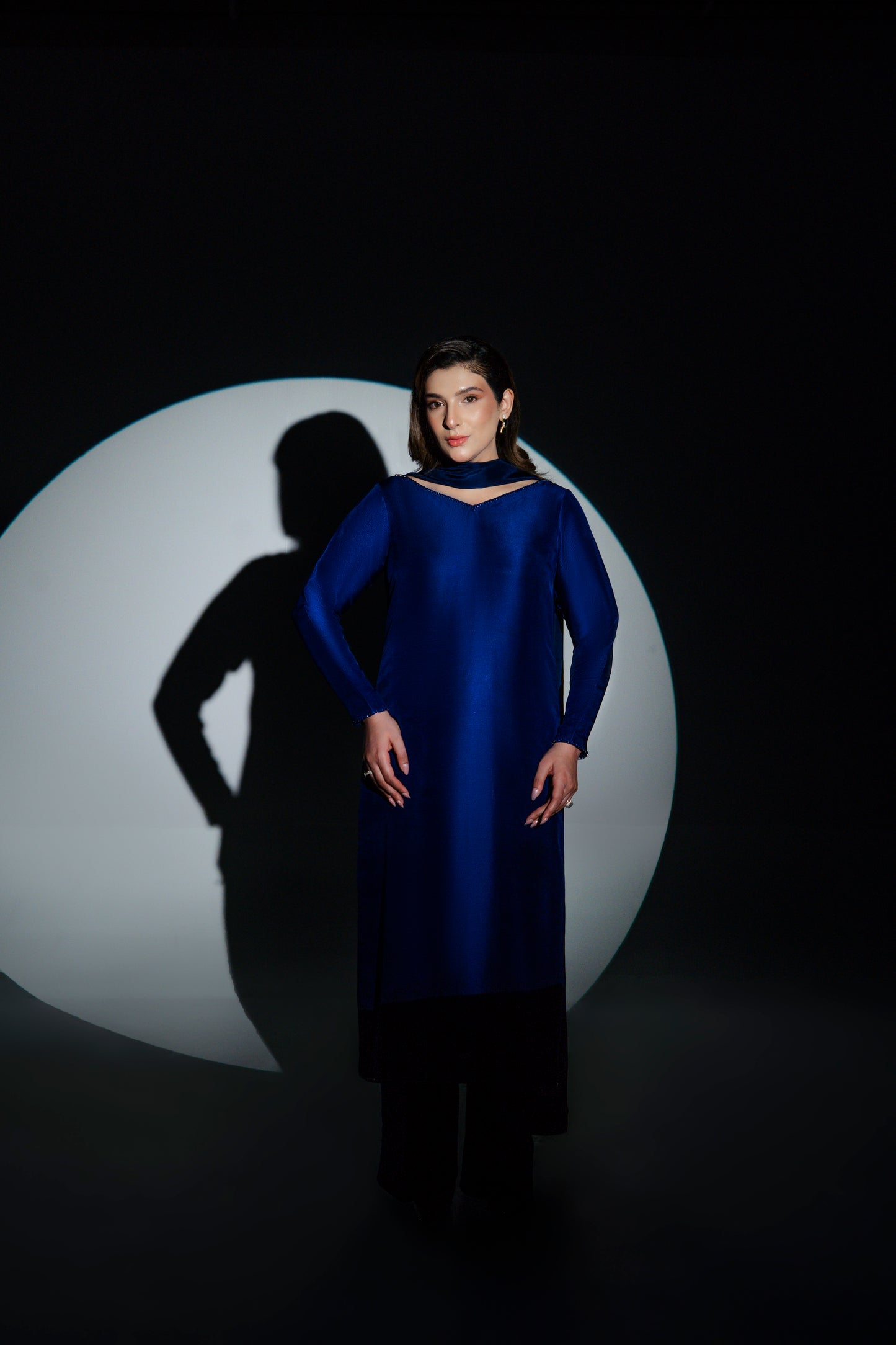 Noire minimalist luxury designer outfit from Noura Studio collection